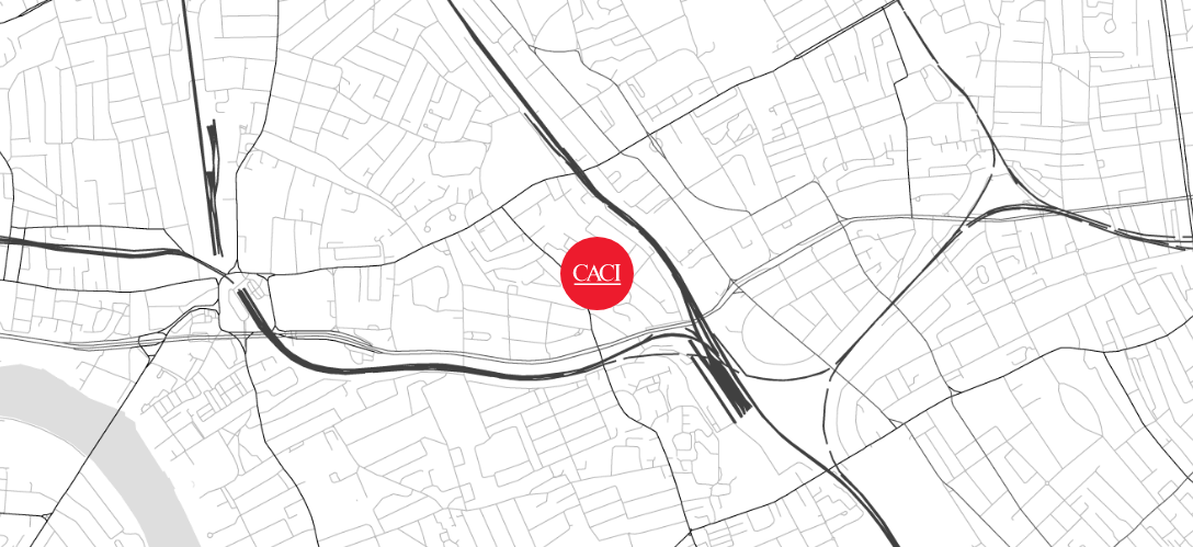 CACI Head Office map