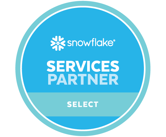 Badge showing Snowflake Services Partner