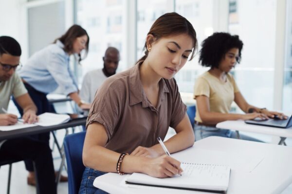 Zero Gravity - Students studying in a classroom